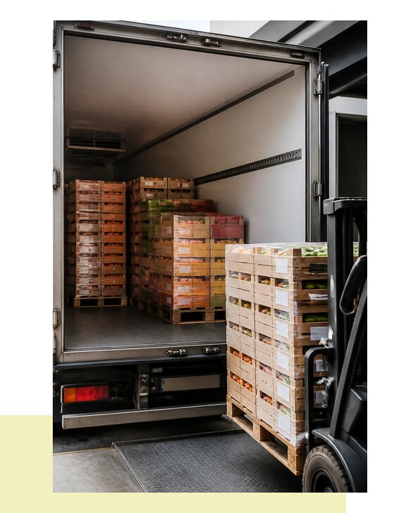 Перевозка сельхозпродукции на паллетах с доставкой в Нягань