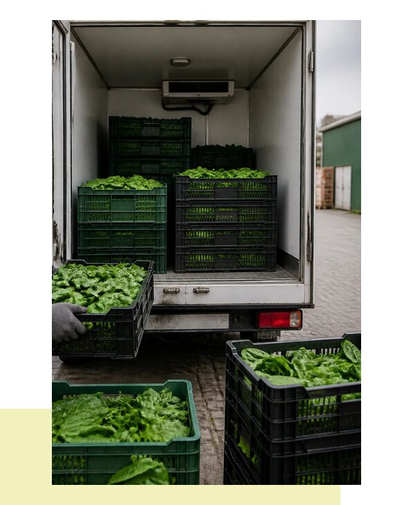 Перевозка шпината в Нягань с сохранением свежести продукции